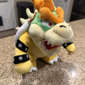 Super Mario Bros Nintendo All Star Little Buddy 10" Bowser Plush Figure